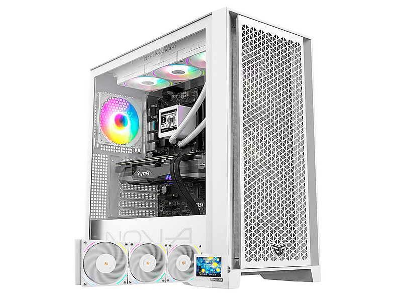 PC Gaming - PC RACING Ascent, Intel Core™ i9 12900KF, 32 GB RAM, 1 TB SSD, GeForce RTX™ 5060 Ti, Windows 11 Pro, Blanco — foto 1