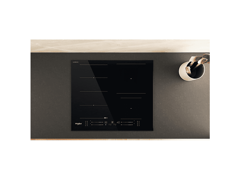 Placa de inducción - WHIRLPOOL WF S5060 CPBF, 4 zona(s) zonas, 590 mm, Black — foto 5