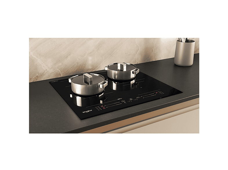 Placa de inducción - WHIRLPOOL WF S5060 CPBF, 4 zona(s) zonas, 590 mm, Black — foto 8