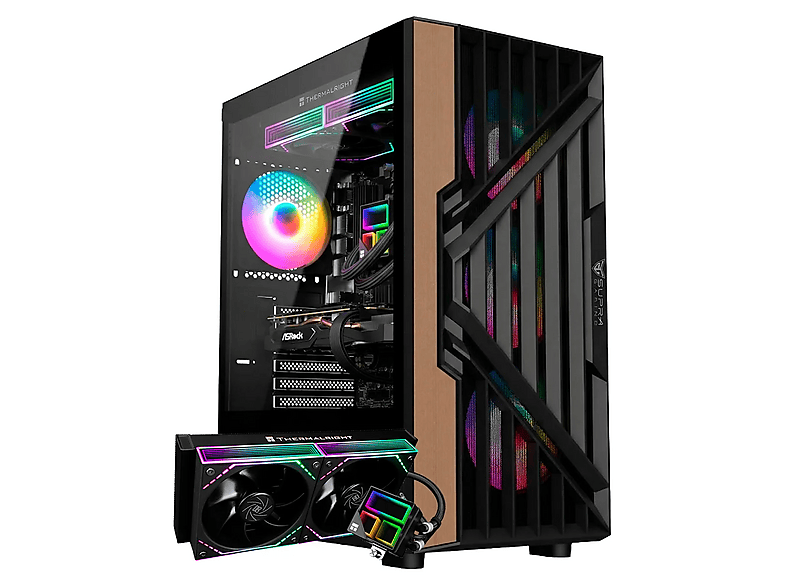 PC Gaming - PC RACING Atlas, AMD Ryzen™  7 5800X, 16 GB RAM, 1 TB SSD, GeForce RTX™ 5060, Windows 11 Pro, Negro