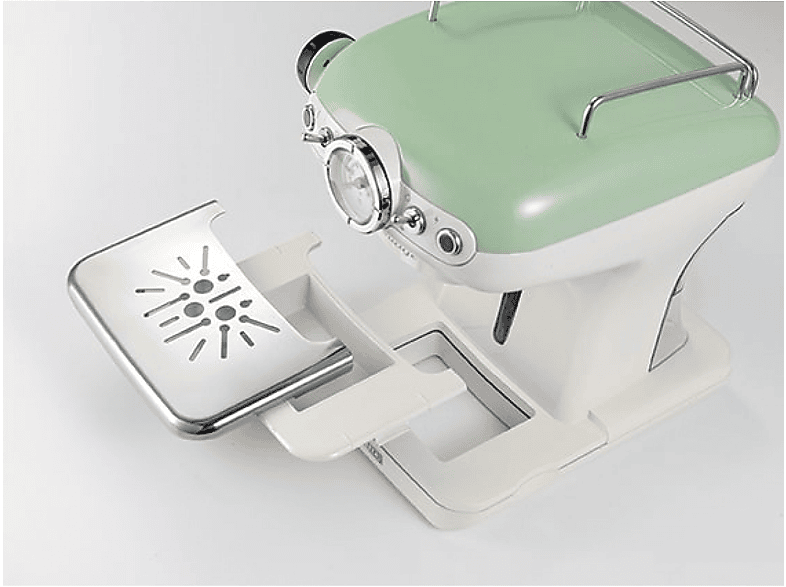 Cafetera express - ARIETE 1389 Vintage, 15 bar, 850 W, 2 tazas, Beige, Verde — foto 2