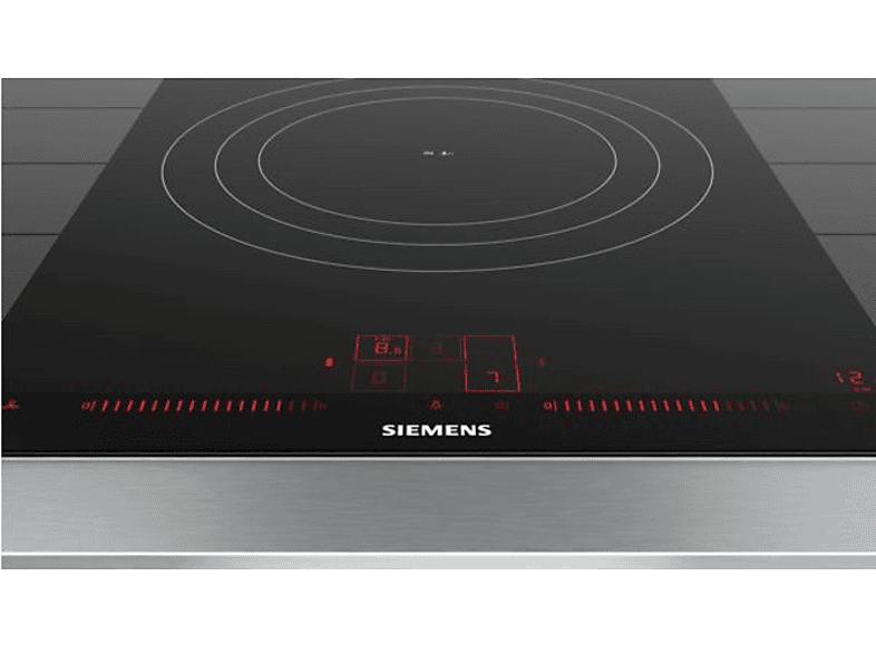 Placa inducción - Siemens EX975LVV1E, 3 zonas, 32 cm, Negro — foto 4