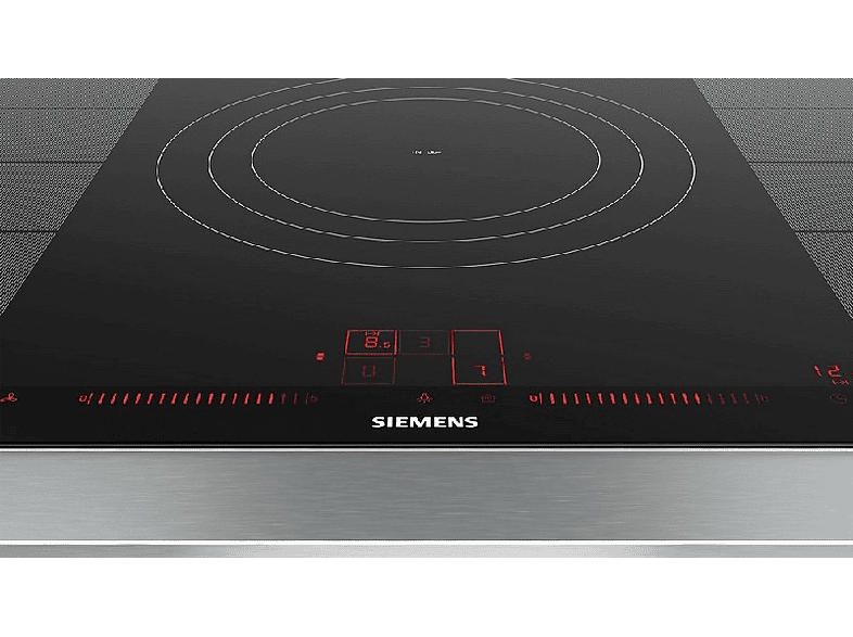 Placa inducción - Siemens EX975LVV1E, 3 zonas, 32 cm, Negro — foto 7