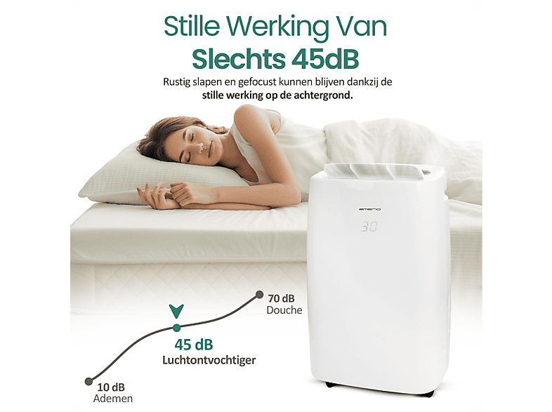 Deshumidificador - EMERIO DH-122844, 6 l, 40 m², Blanco — foto 5