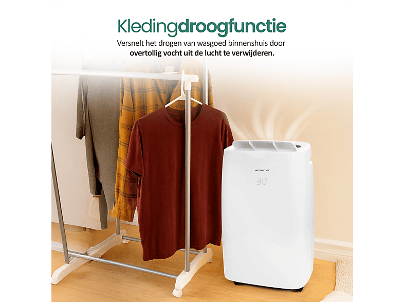 Deshumidificador - EMERIO DH-122844, 6 l, 40 m², Blanco — foto 8