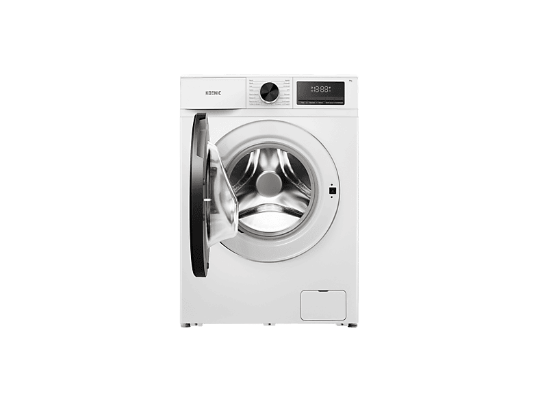 Lavadora carga frontal - KOENIC KWM 8113, 8kg, 1400 rpm, 16 Programas, Inverter, Blanco — foto 3