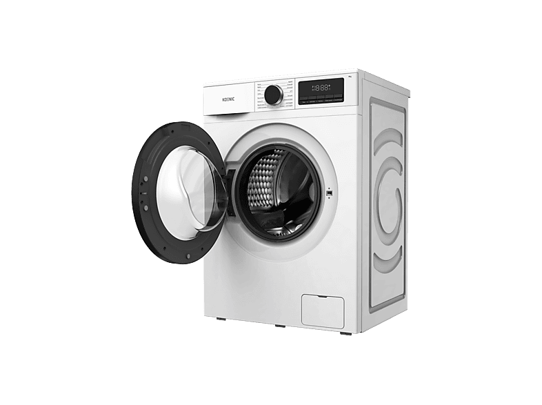 Lavadora carga frontal - KOENIC KWM 8113, 8kg, 1400 rpm, 16 Programas, Inverter, Blanco — foto 6
