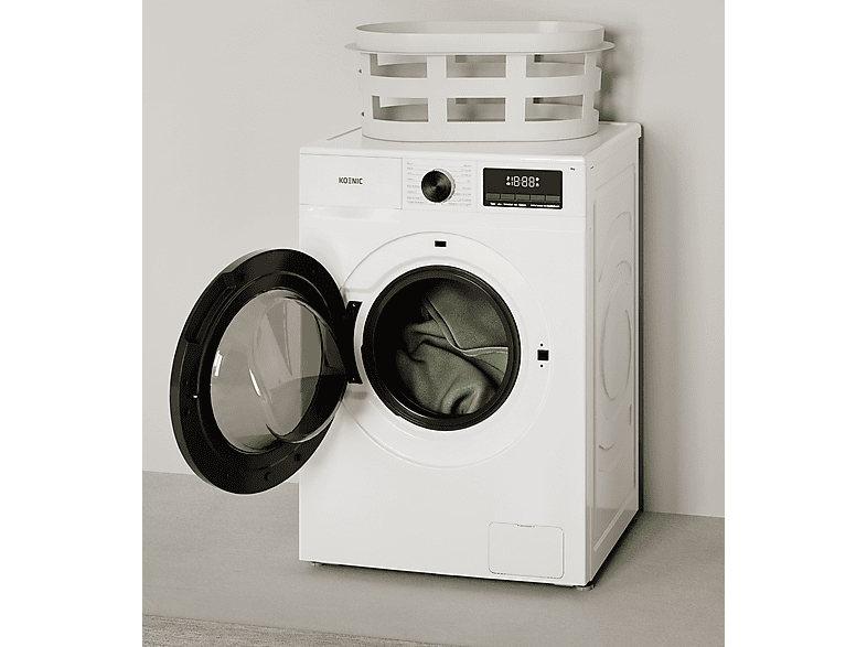 Lavadora carga frontal - KOENIC KWM 8113, 8kg, 1400 rpm, 16 Programas, Inverter, Blanco — foto 12