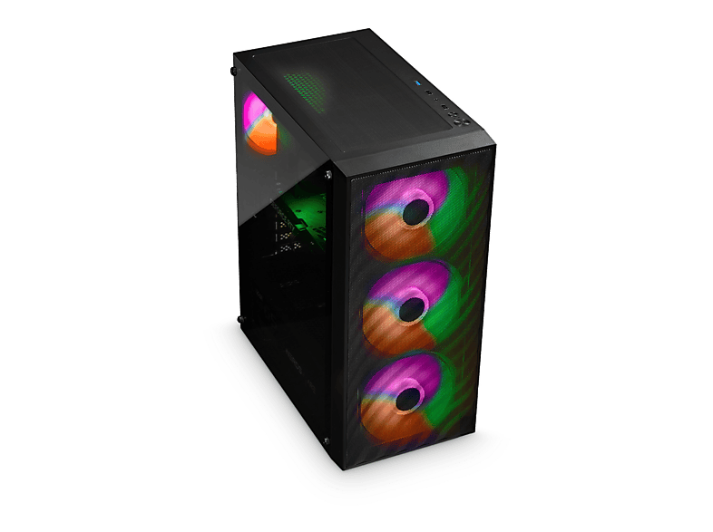 PC Gaming - CYBERNERDS | P4 | Pro Gaming |, AMD Ryzen 5 5500, 16 GB RAM, 1000 GB SSD, GeForce RTX™ 5060 Ti, Windows 11, Negro | Blanco — foto 3