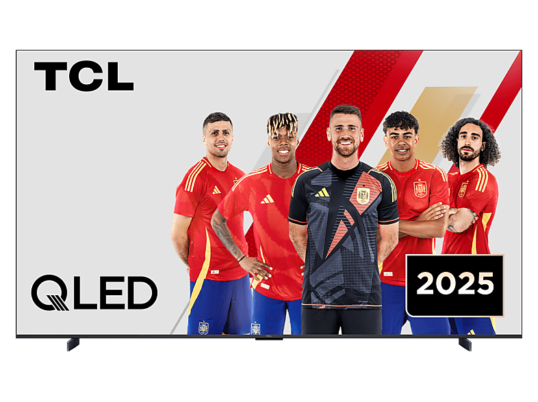 TV QLED 98" - TCL 98P8K, UHD 4K, AiPQ Pro, Smart TV by Google TV, DVB-T2 (H.265), 144 Hz, Compatible con Google Assistant, Negro