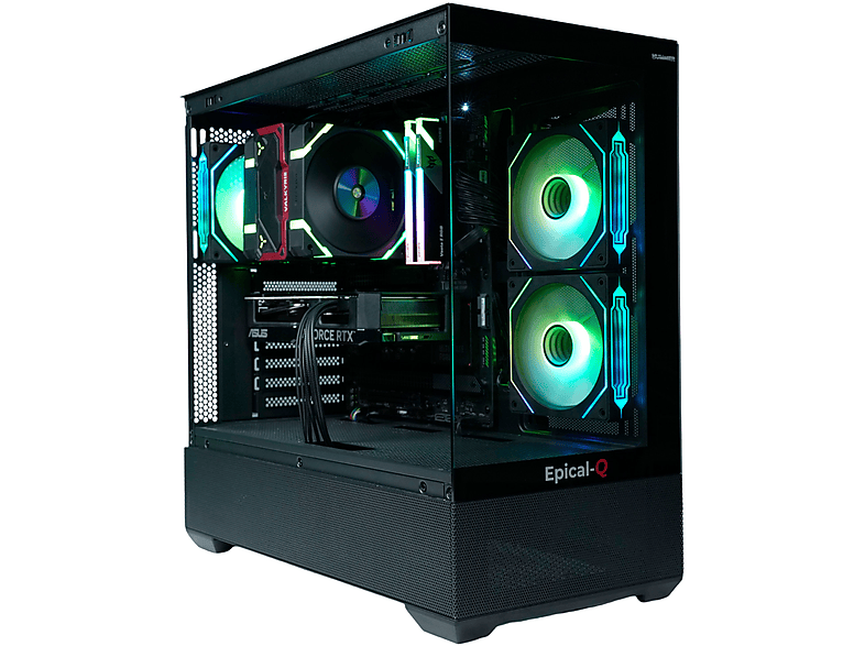 PC Gaming - EPICAL-Q  Promko, AMD Ryzen 5 8400F, 32 GB RAM, 1 TB SSD, GeForce RTX™ 5060, Windows 11 Pro, Negro