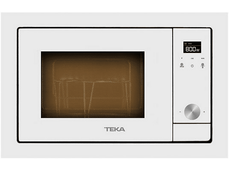 Microondas - TEKA 112060002 ML 8200 BIS, 1 kW, 5 potencia, 20 l, Blanco — foto 2