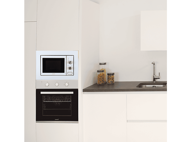 Microondas integrable - CATA 07510003 MMA 20 WH (NOVEDAD), 1000 W, 5 potencia, 20 l, Blanco — foto 5