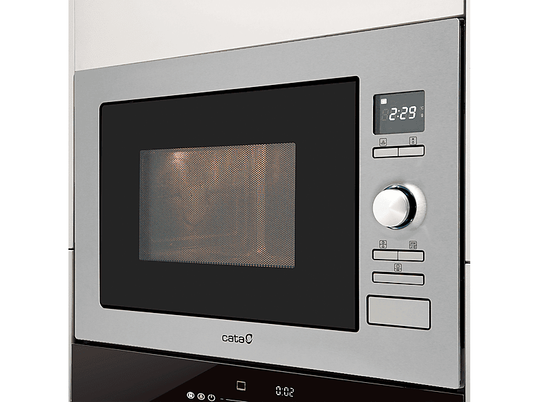 Microondas integrable - CATA 07510300 MC25D, 1000 W, 5 potencia, 25 l, Inox — foto 7