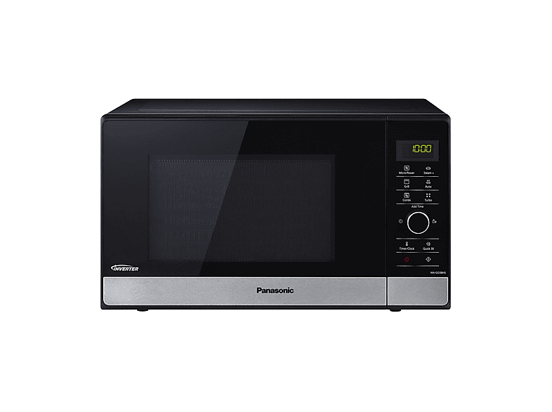 Microondas libre instalación - PANASONIC NNGD38HSSUG, 1000 W, 23 l, Negro