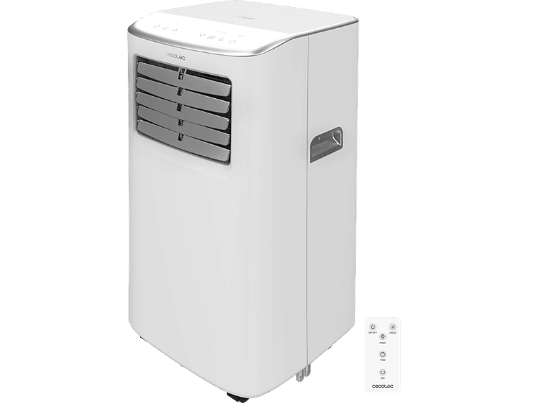 Aire acondicionado portátil - Cecotec ForceClima 7400 Touch, 7000 BTU, Táctil, Mando a distancia, deshumidificador, Gas R-290,  15-20 m², Blanco