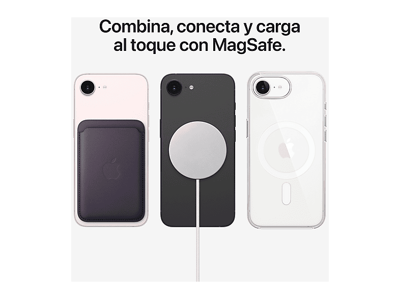 Apple iPhone 17e, Negro, 256 GB, 5G, 6.1" OLED Super Retina XDR, Chip A19, iOS — foto 4