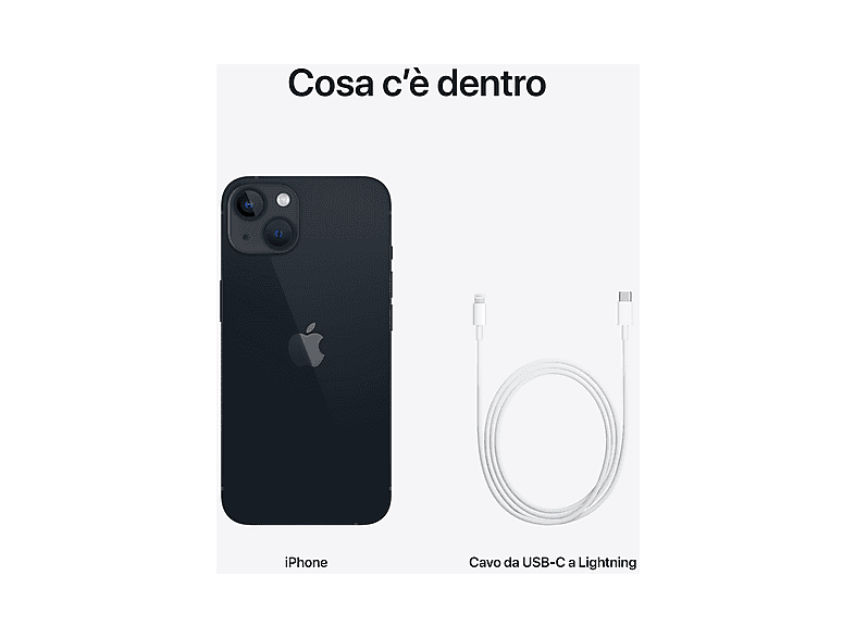 APPLE iPhone 13 Midnight, Negro, Móvil iOS, 128 GB, 4 GB RAM, 6,1 " OLED, Ceramic Shield, Anti-huellas, Chip A15 Bionic, 3,227 mAh — foto 8