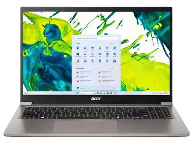 Portátil - ACER AL15-33P I3-N355/8/512/W11, 15,6 " Full-HD, Intel® Core™ 3 N355, 8 GB RAM, 512 GB SSD, Core™ Onboard Graphics, Windows 11 Home, idioma del teclado: ES, Titanio natural — foto 1