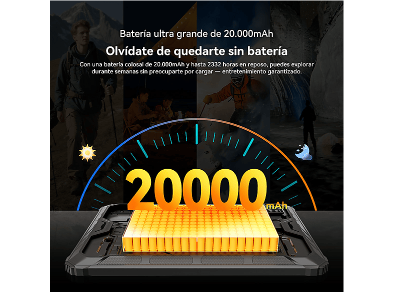 OSCAL SPIDER 10 Con Teclado (QWERTY), 256 GB, Negro, 11 " Full-HD+, 8 GB RAM, MediaTek Helio G81 (Octa core), Tableta Android — foto 5