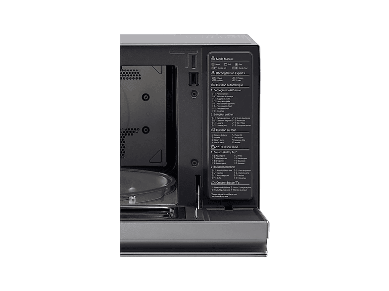 Microondas - LG MJ3965ACS, 1 kW, 5 potencia, 39 l, Acero Inox — foto 5
