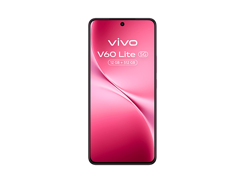 Móvil - vivo V60 Lite, Rosa, 512GB, 12GB RAM, 6.77" AMOLED de120Hz, Dimensity 7360-Turbo, 6500 mAh — foto 3