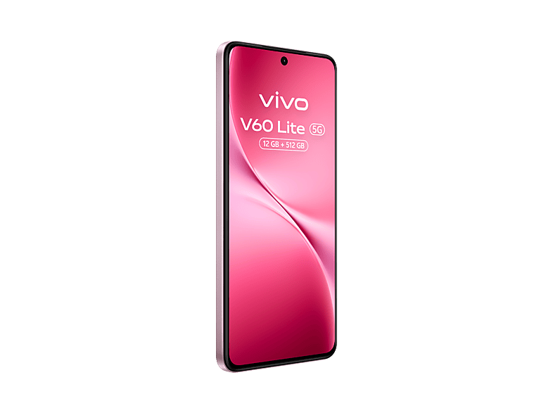 Móvil - vivo V60 Lite, Rosa, 512GB, 12GB RAM, 6.77" AMOLED de120Hz, Dimensity 7360-Turbo, 6500 mAh — foto 4