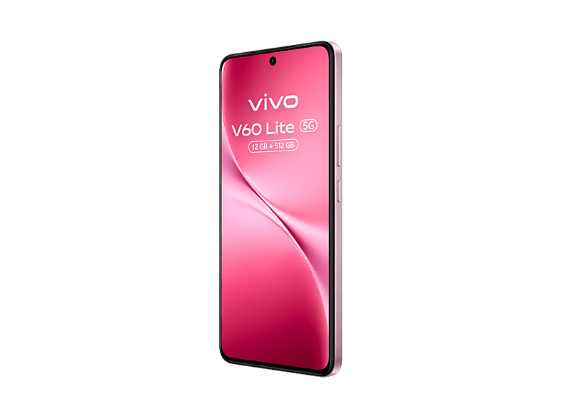 Móvil - vivo V60 Lite, Rosa, 512GB, 12GB RAM, 6.77" AMOLED de120Hz, Dimensity 7360-Turbo, 6500 mAh — foto 5