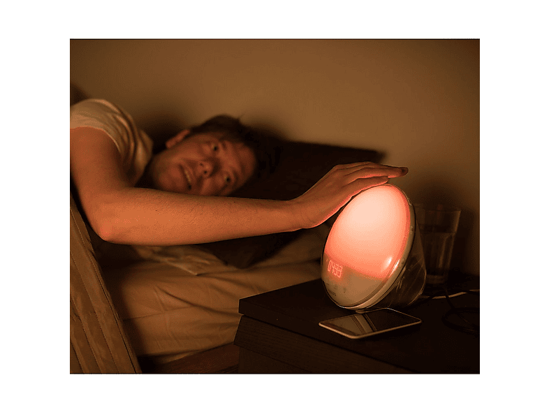 Luz para despertar - PHILIPS HF3531/01, 300 lx, 16,5 W, Blanco — foto 4
