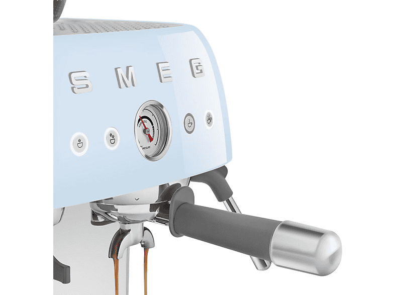 Cafetera express - SMEG  EGF03PBEU AZUL, 15 bar, 1650 W, 2 tazas, Azul — foto 7