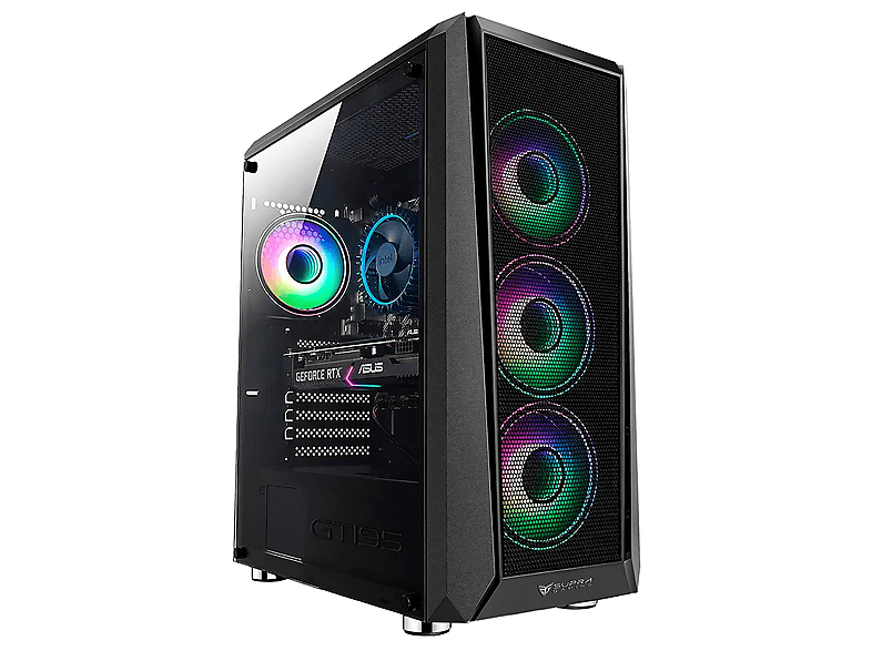 PC Gaming - PC RACING Submariner 5500, AMD Ryzen 5 5500, 32 GB RAM, 1 TB SSD, GeForce RTX™ 5060, Windows 11 Pro, Negro