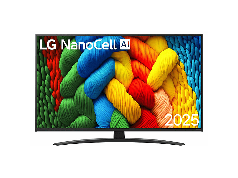 TV NanoCell 43" - LG NanoCell AI NANO81 43NANO81A6A, UHD 4K, Smart TV, DVB-T2 (H.265), Black