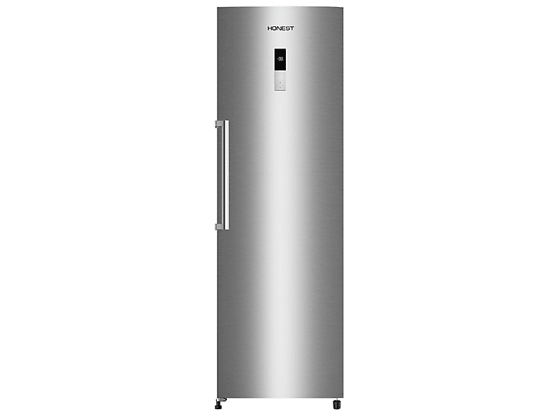 Congelador vertical - HONEST HCV185IN, No-Frost, Metal Cooling, A+++ (D), 185 cm, Inoxidable