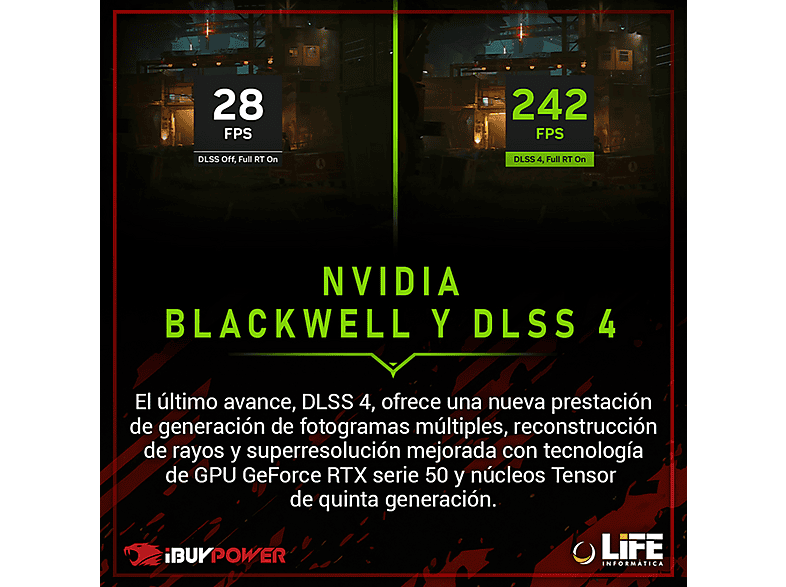 PC Gaming - IBUYPOWER Master Avatar X Lite, Intel Core i5-14400F, 16 GB RAM, 1 TB SSD, GeForce RTX™ 5060, Windows 11 Pro, Negro — foto 5