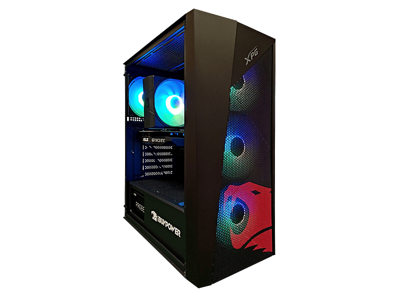 PC Gaming - IBUYPOWER Fighter Fenix X Lite, AMD Ryzen 7 5700X, 16 GB RAM, 1 TB SSD, GeForce RTX™ 5070, Windows 11 Pro, Negro