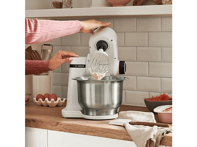 Robot amasador - BOSCH DPCD-BOS4242005252343, 700 W, 3,8 l, Blanco — foto 3