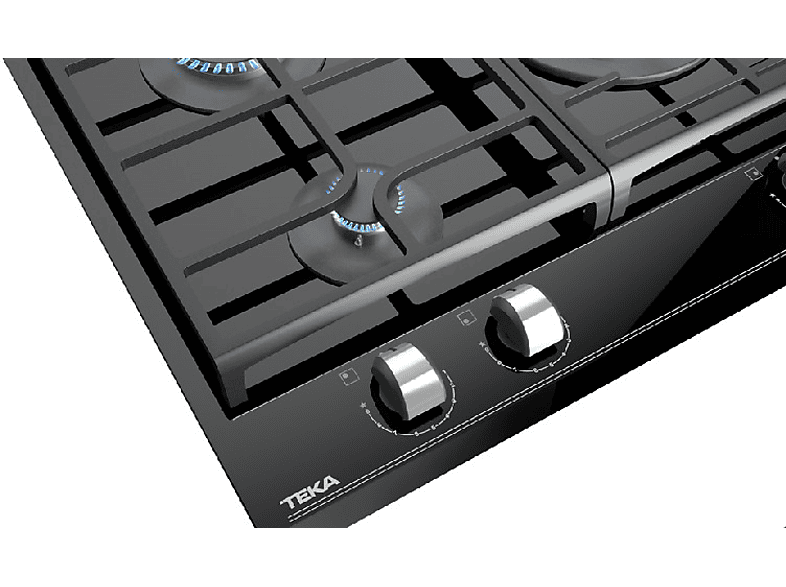 Placa de gas - Teka GZC 63310 XBB, 3 zonas, Gas butano, ExactFlame, 60 cm, Negro — foto 9