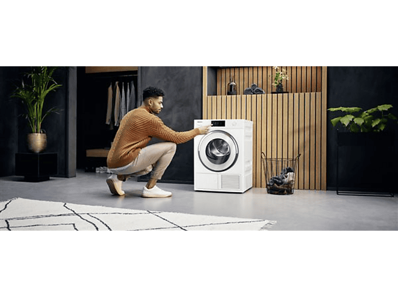 Secadora bomba de calor - Miele TWR780WP Eco&Steam, 9kg, 20 programas, Blanco — foto 5