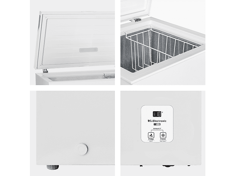 Congelador horizontal - Hisense FT247D4AWYLE, 191 l, 85.3 cm, Congelación rápida, Blanco — foto 11