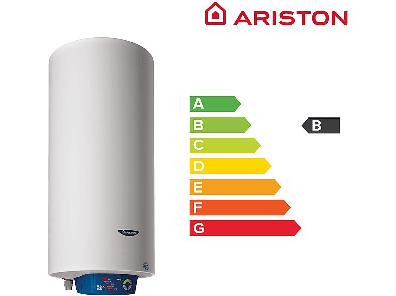 Termo Eléctrico  - FLECK BON 50 ARISTON, 50 l, Blanco — foto 2
