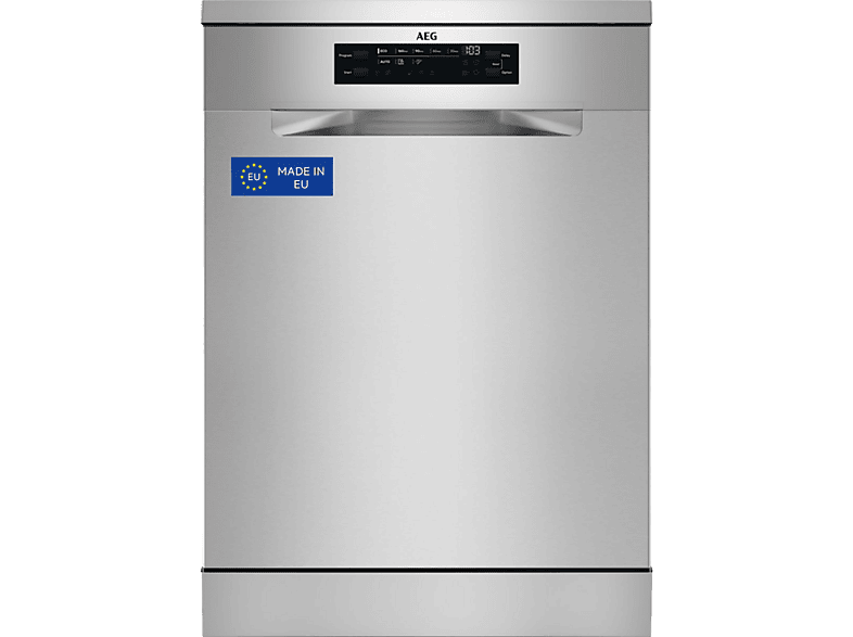 Lavavajillas - AEG FFB74927ZM, 14 servicios, 8 programas, 60 cm, Sistema AirDry, Inox — foto 1