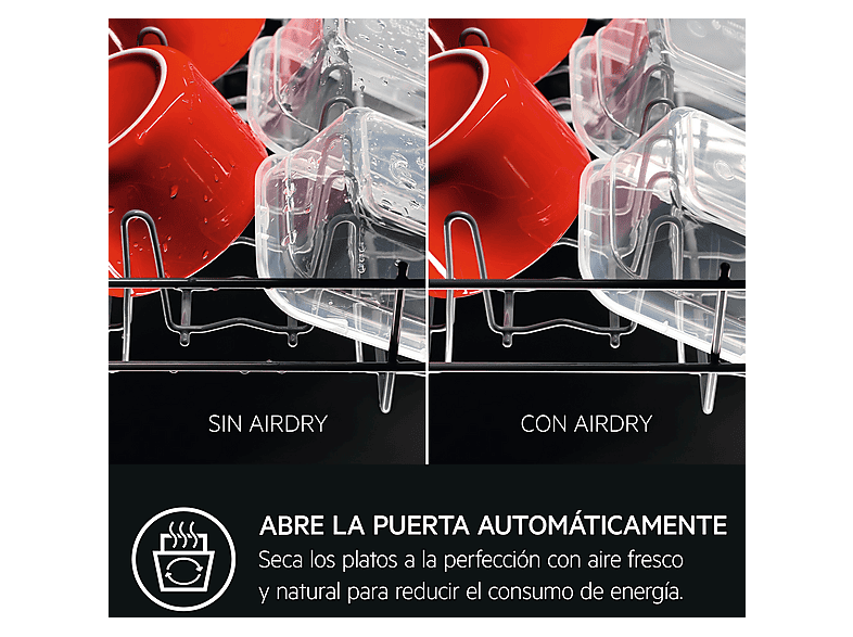 Lavavajillas - AEG FFB74927ZM, 14 servicios, 8 programas, 60 cm, Sistema AirDry, Inox — foto 7