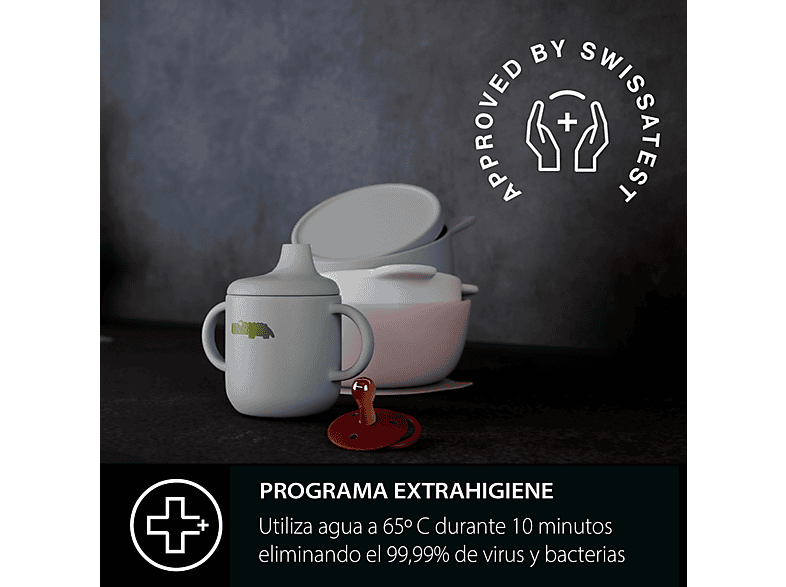 Lavavajillas - AEG FFB74927ZM, 14 servicios, 8 programas, 60 cm, Sistema AirDry, Inox — foto 8