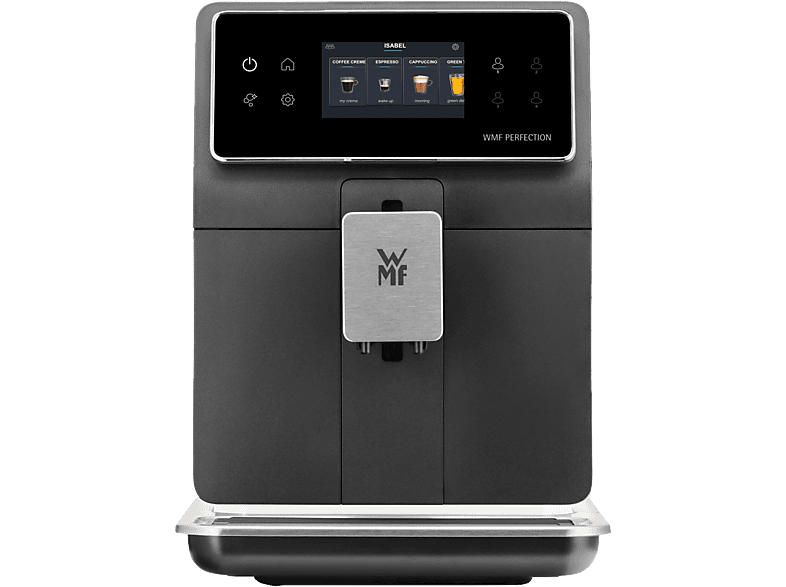 Cafetera superautomática - WMF CP850D15 Perfection 840L, 15 bar, 1550 W, 2 Tazas, Pantalla TFT 3.5",  Inox/Negro
