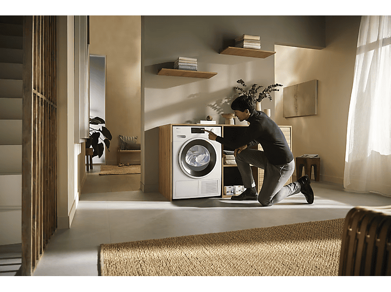 Secadora bomba de calor - Miele TWD 640, 9 kg, 10 Programas, Libre Instalación, HygieneDry, AddLoad, Protección Antiarrugas, Blanco — foto 5