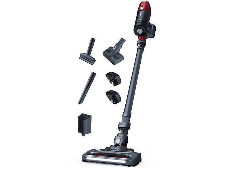 Aspirador escoba - ROWENTA X-Pert 6.60 RH6878WO, 100 W, Potencia de succión 25 AirWatt, Depósito 0,55 l, Autonomía 45 min, Rojo