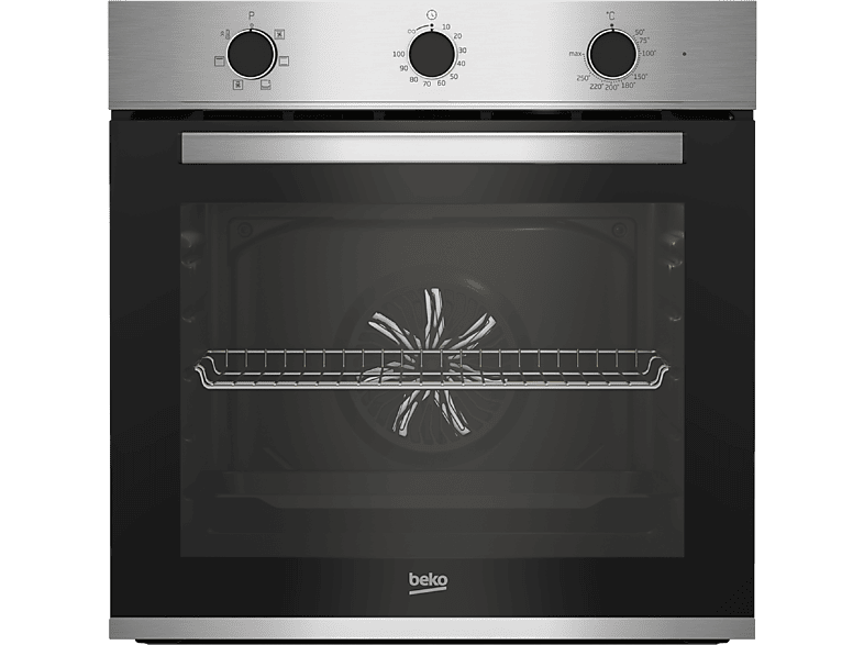 Horno - Beko BBIE12100XD, Multifunción, Hidrólisis, 66 l, 59.4 cm, Tecnología Aeroperfect, Inox