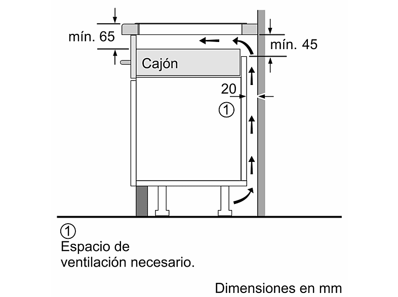 Placa inducción - Balay 3EB864EN, 3 zonas, Zona grande 24 cm, Función Sprint, Negro — foto 7
