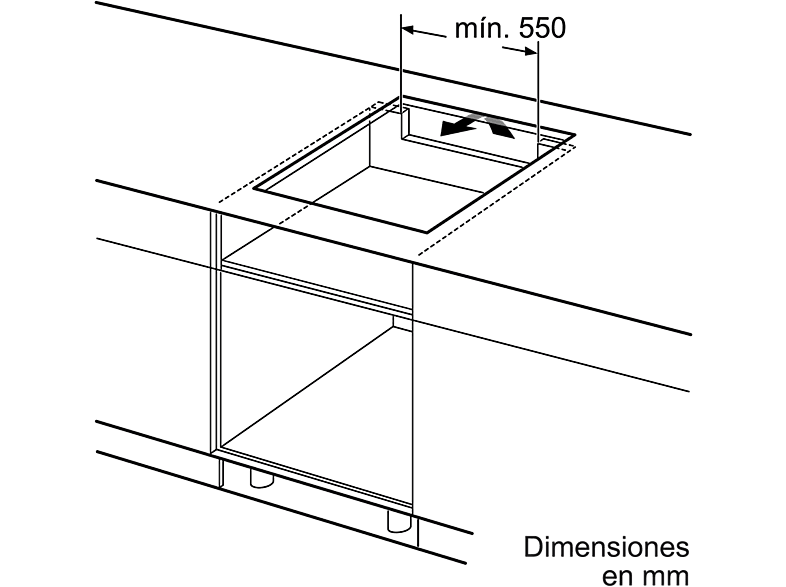 Placa inducción - Balay 3EB864EN, 3 zonas, Zona grande 24 cm, Función Sprint, Negro — foto 8