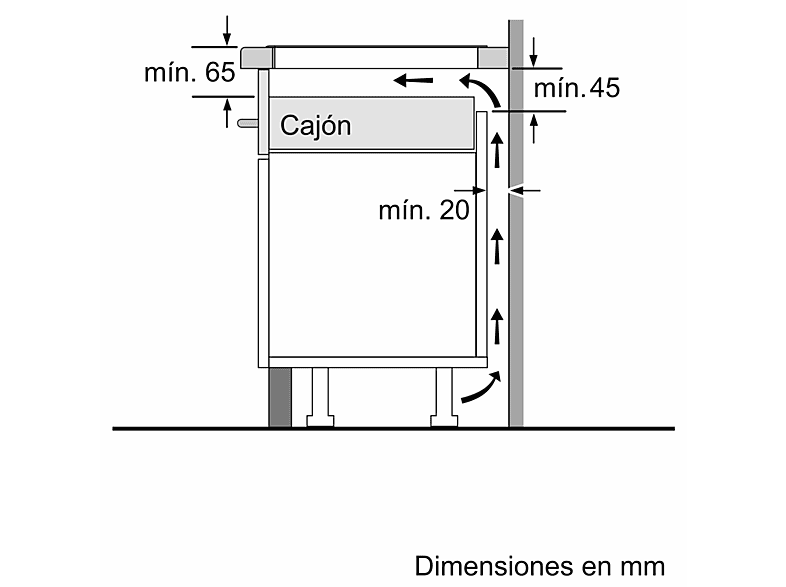 Placa inducción - Balay 3EB864EN, 3 zonas, Zona grande 24 cm, Función Sprint, Negro — foto 9